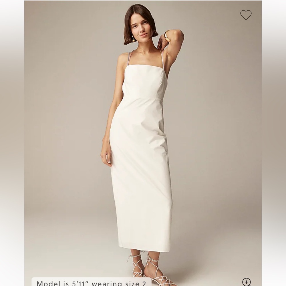 NWT Anna October X J.Crew multistrap sheath dress Size 0